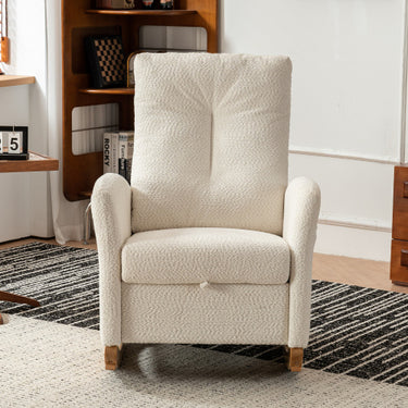 Accent Rocking Chair With Footrest